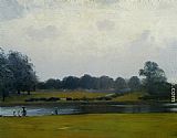 The Serpentine Hyde Park by Giuseppe de Nittis